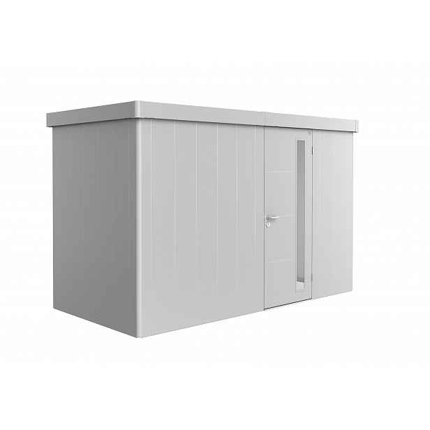 Zahradní domek NEO 1D, stříbrná, jednokřídlé dveře BH82024