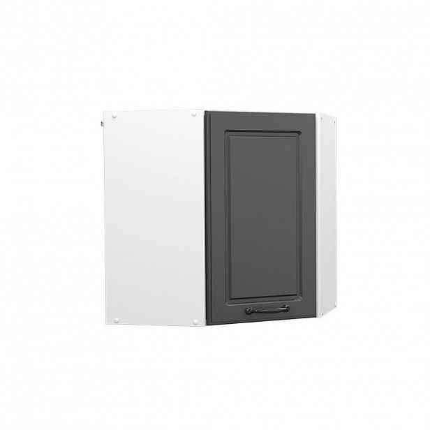 Vicco ROHOVÝ VĚŠÁK NA STĚNU R-Line Antracitový venkovský dům 57 cm
