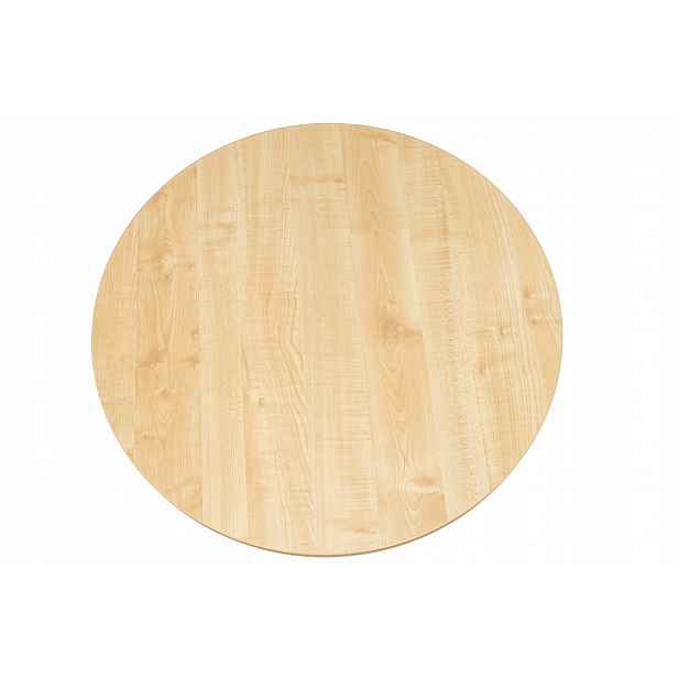 Deska stolu kulatý 59 cm tloušťka 25 mm, javorová hrana Abs