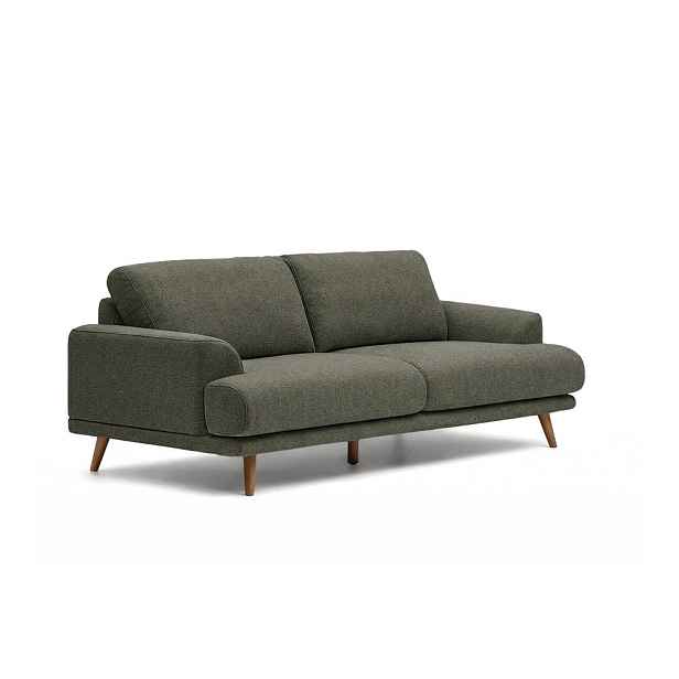 Tmavě zelená žinylková pohovka 228 cm Karin – Kave Home