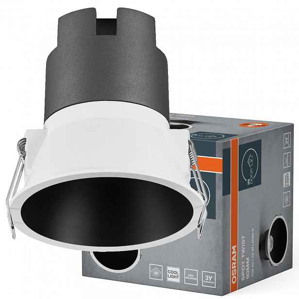 Stropní podomítkové svítidlo Kulaté Stropní Svítidlo 10W 4000K Neutrální 700lm Osram