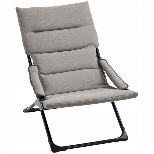Zahradní křeslo s polštářem Outsunny 84B-775GY 66x94x79 cm šedé