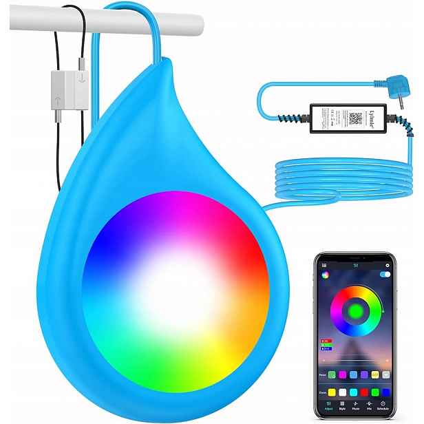 Podvodní Led bazénové osvětlení Rgb Ovládání pomocí aplikace Bluetooth, IP68