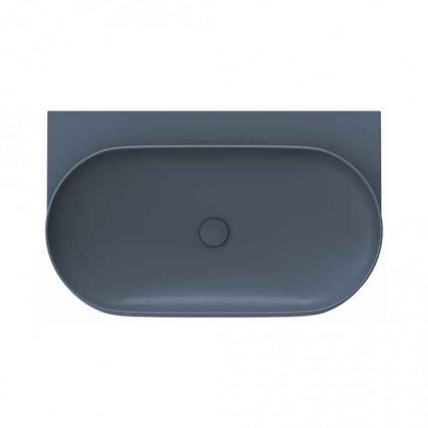 Ravak Yard umyvadlo 80,5x50 cm deepsea blue mat bez otvoru pro baterii XJX07080000