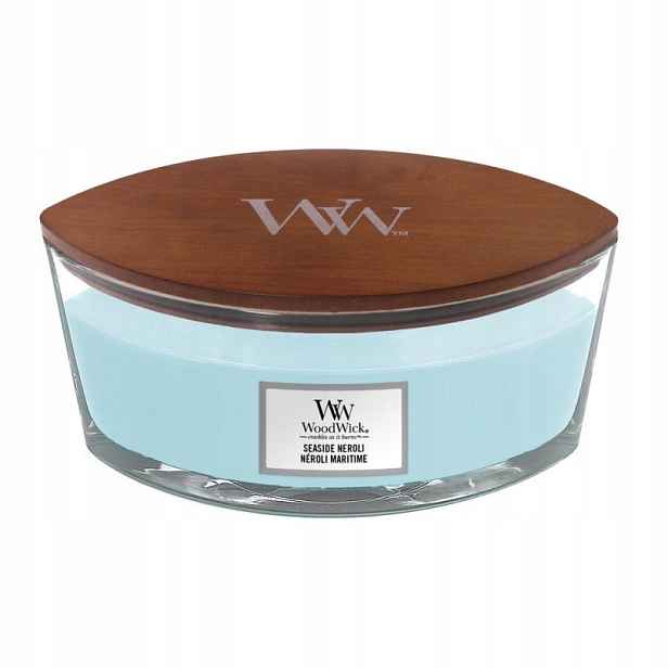 WoodWick Seaside Neroli svíčka elipsa 453 g