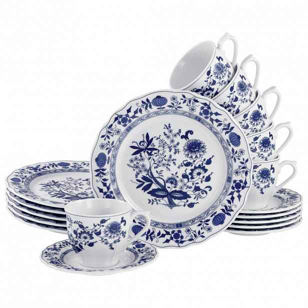 Creatable KÁVOVÁ SOUPRAVA Flora Zwiebelmuster 18dílné