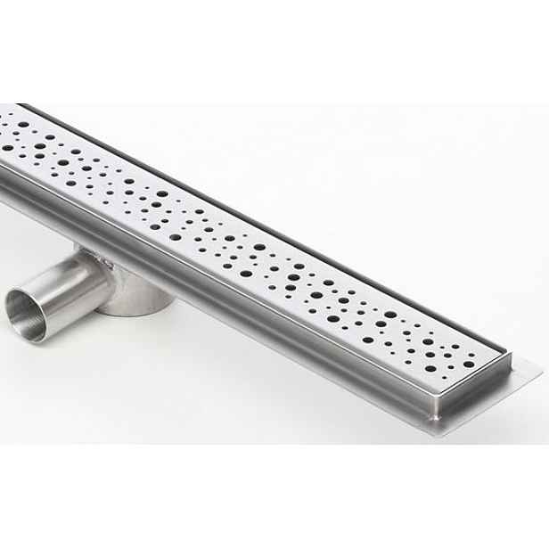 Kesmet lineární odtok 120 cm Sifon Ocel 10 vzorů