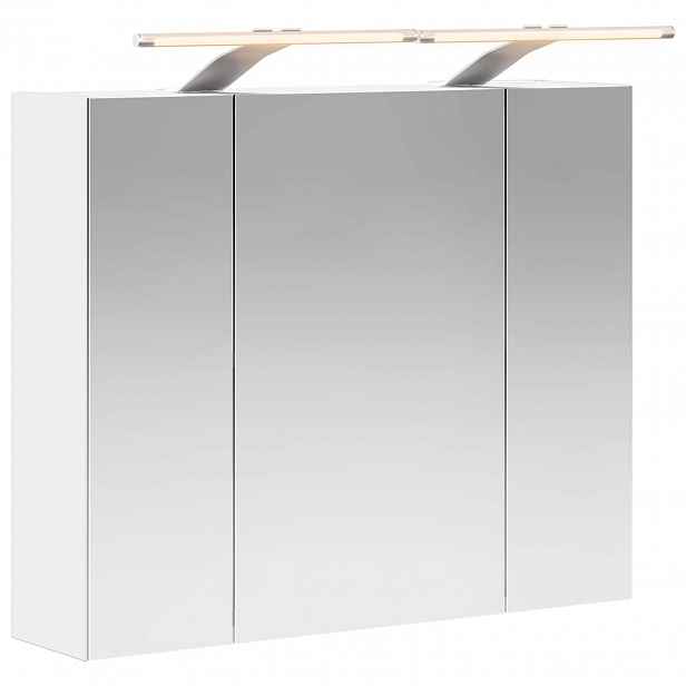 vidaXL Koupelnová zrcadlová skříň Bílá 60 x 14,5 x 50 cm