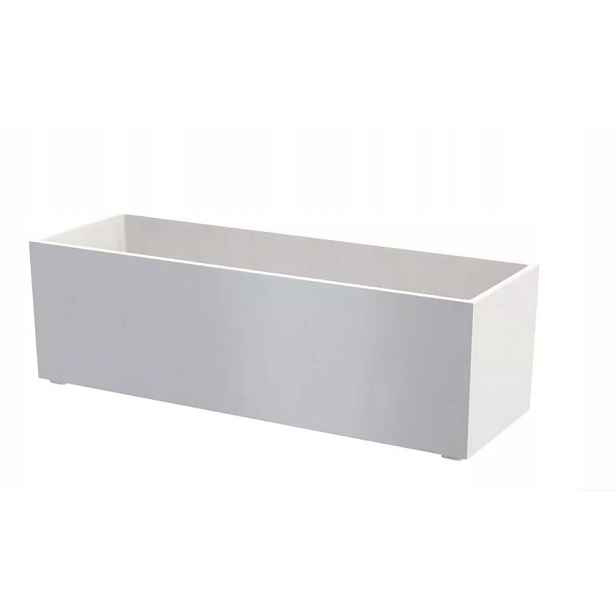 Granisil granitový květináč Kubi 90 cm Bílý