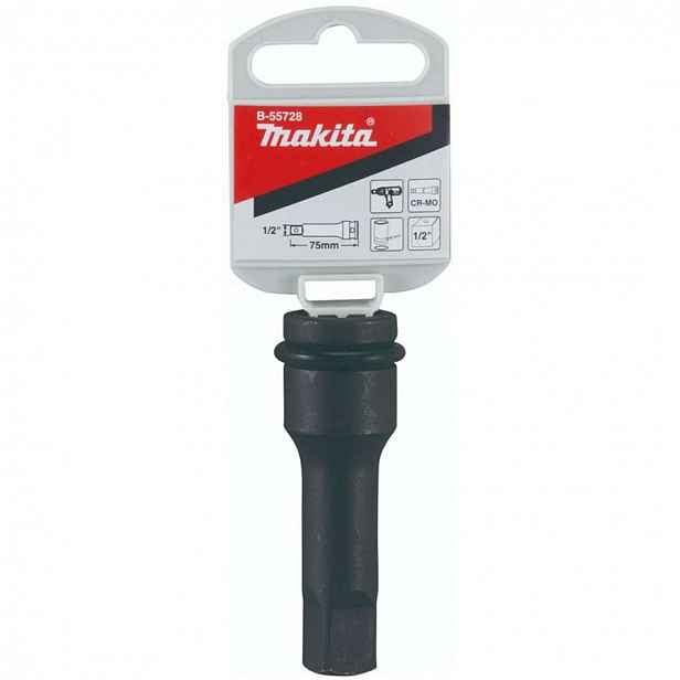 Makita - Prodlužovací adaptér pro rázové utahováky, délka 75 mm B-55728