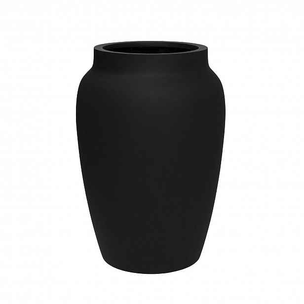 Pottery Pots Květináč Hera, barva černá, vel. L - ø 51 cm | v. 74 cm - PotteryPots