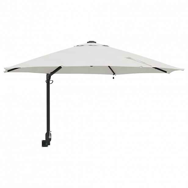 vidaXL Zahradní slunečník Písková 248 x 248 x 148 cm Polyester a ocel