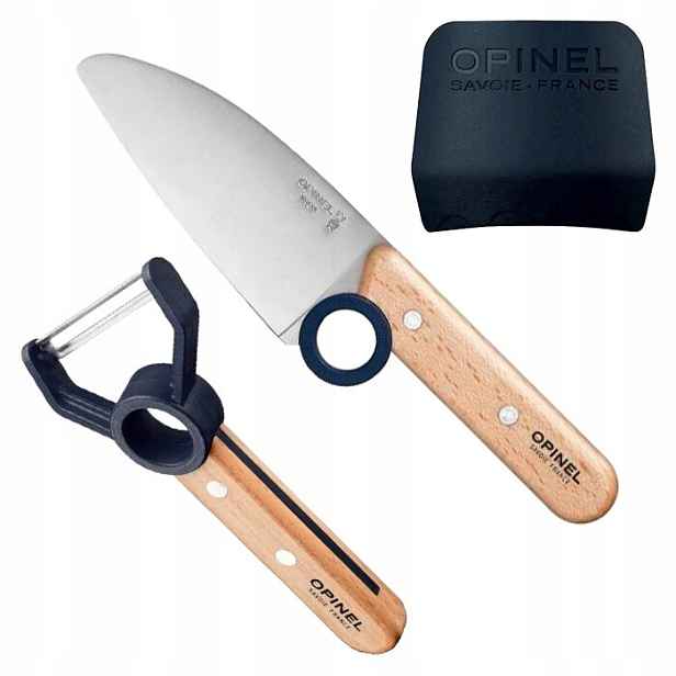 Kuchyňská sada Opinel pro děti Le Petit Chef tmavě modrá