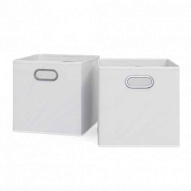 Vicco SKLÁDACÍ BOX Bílá 30 x 30 cm Sada 2 kusů