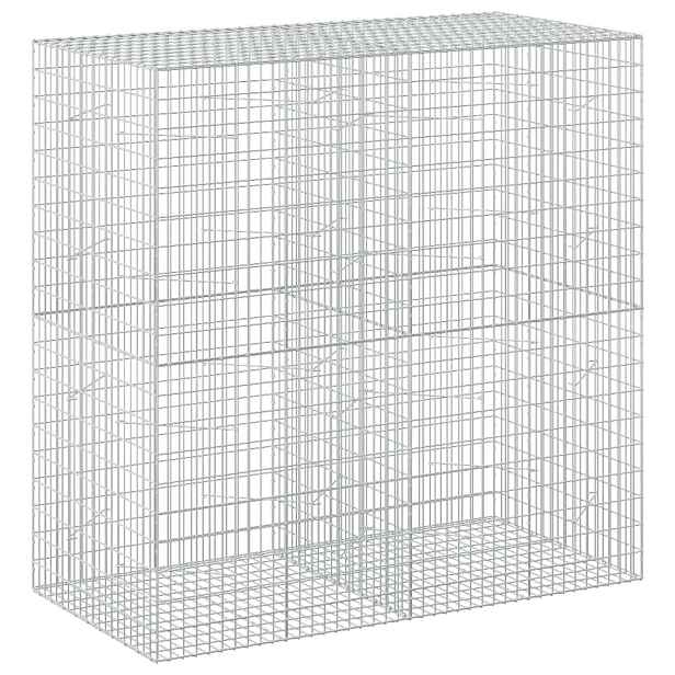 vidaXL Gabion s drátem 3,5 mm a síťkou 5x10 cm 200x100x200 cm