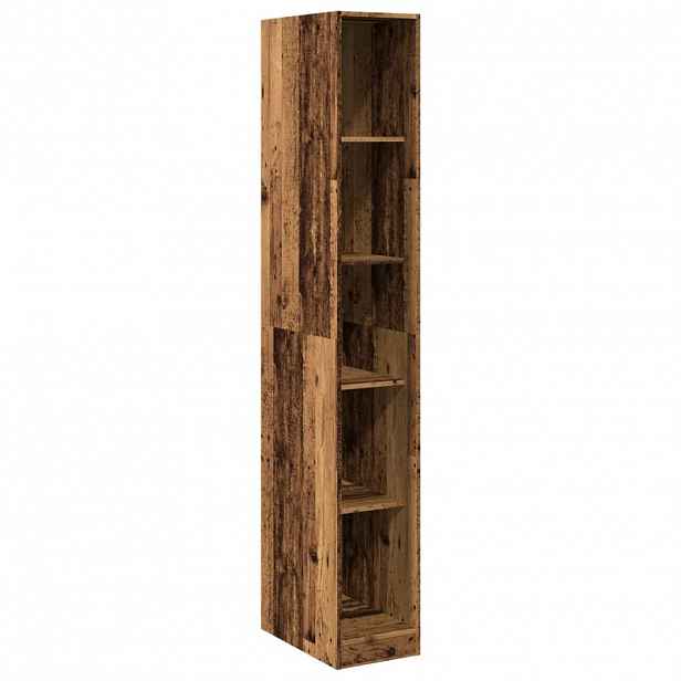 vidaXL Šatní skříň old wood 30 x 50 x 200 cm kompozitní dřevo