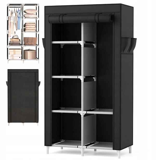 Organizér Skříň Na Oblečení A Boty 6 Polic 84X42X162 CM
