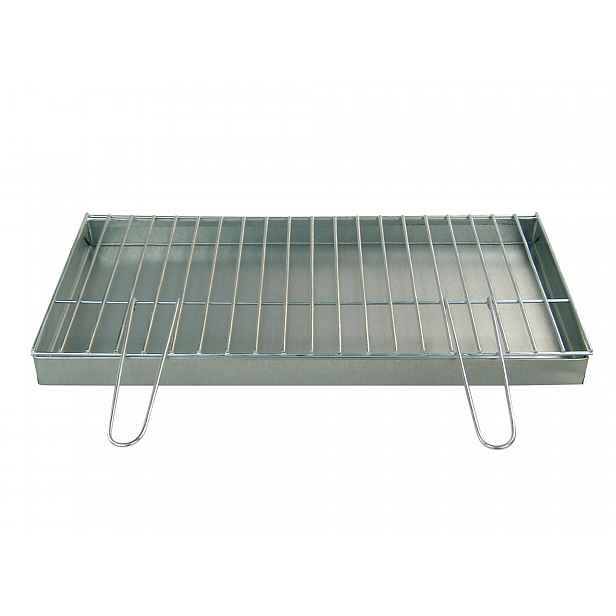 Rošt 60x30 cm, průměr 4 mm popelník – skládací rukojeti