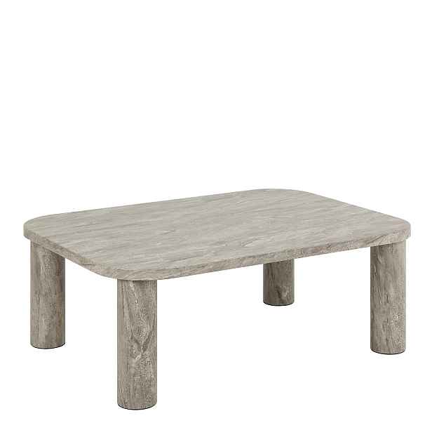 Actona Konferenční stolek Solano 100 cm šedý mramor