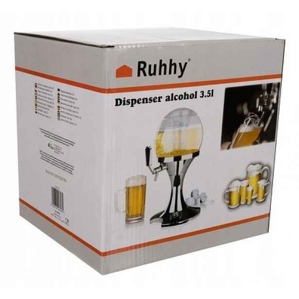 Distributor Alkoholu Dávkovač Dispenser Pivní Nálevka dárek Párty 3,5