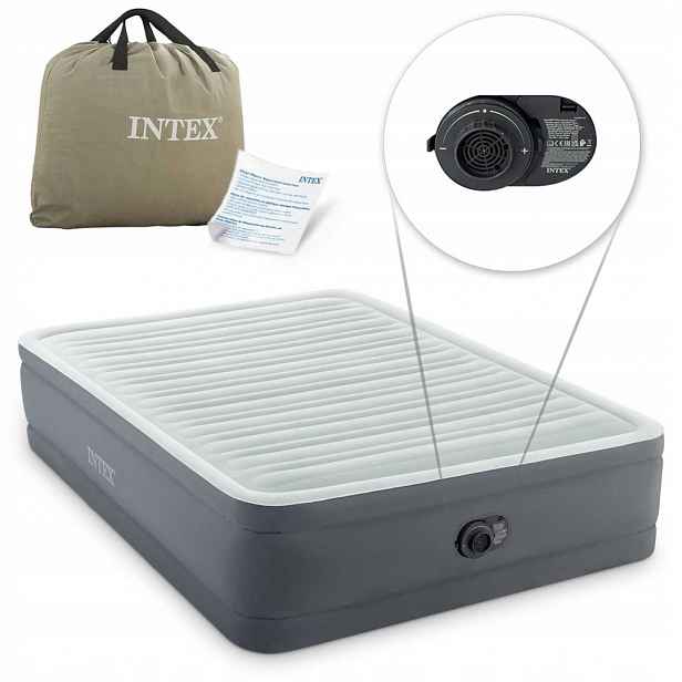 Matrace 203x152x46 cm s vestavěnou elektrickou pumpou Intex 64906ND