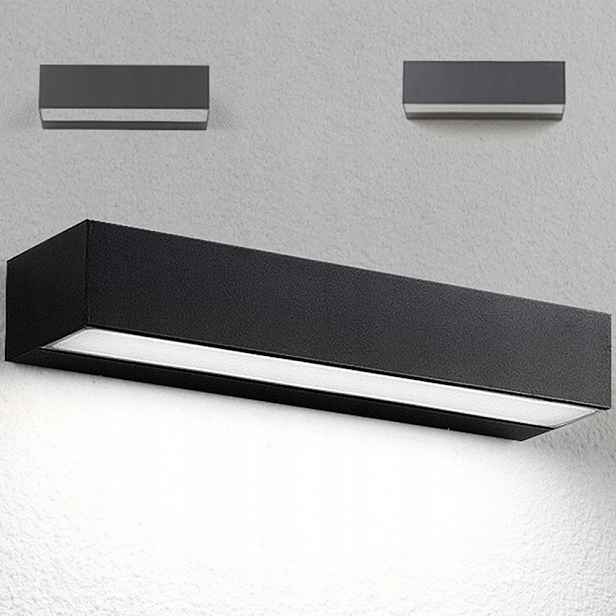 1 Ks Led lampa bílá studená fasádní nástěnná lampa venkovní IP65 20 cm