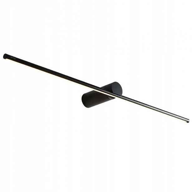 Led koupelnové nástěnné svítidlo 80 cm Černá Lineární nástěnná lampa Horizontální nad obrazem