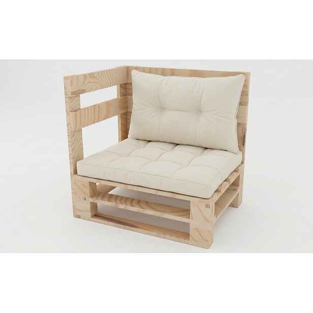 Přírodní nábytek do zahrady 80x80 cm Rohová Sedačka Polský Produkt