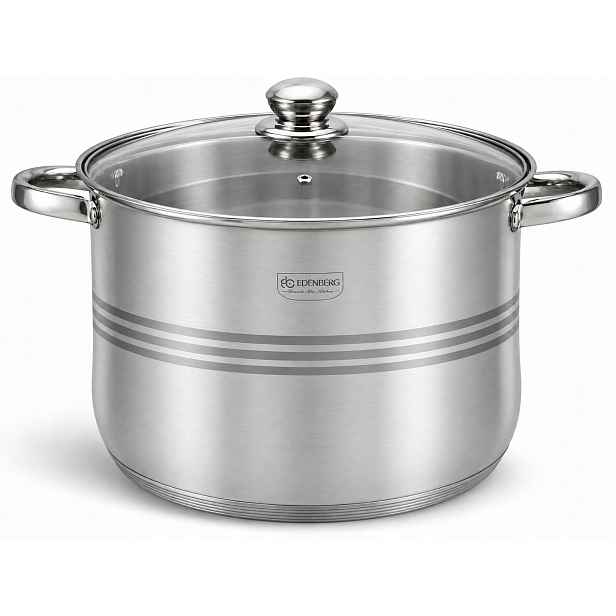 Vysoký Hrnec Ocelový Kotlík 30 CM 16,3 L Edenberg