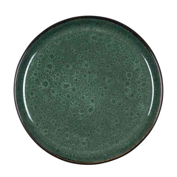 Zelený/černý dezertní  talíř z kameniny ø 21 cm Gastro Green/Black – Bitz