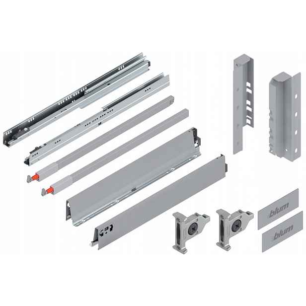 Blum Tandembox 600 Šuplík střední C Šedá 65 kg