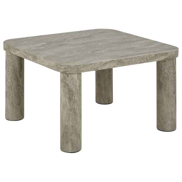 Actona Konferenční stolek Solano 60 cm mramor šedý