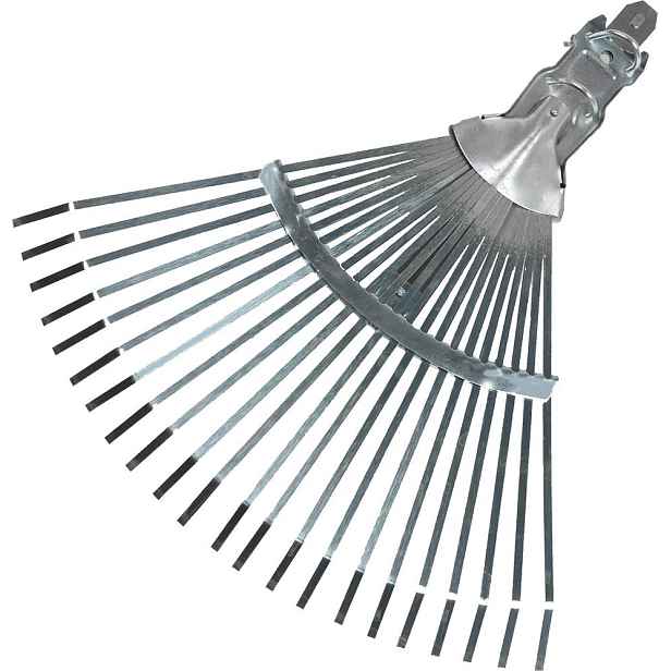 Hrábě na listí, nastavitelné, 22 zubů, 310-480 mm, bez násady