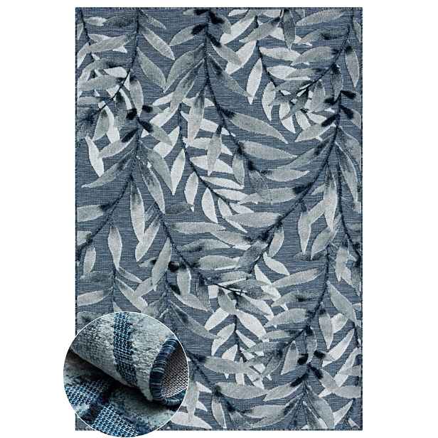 Kusový koberec Hazel blau – na ven i na doma, 80x150, modrá, chodba / předsíň, My Flair