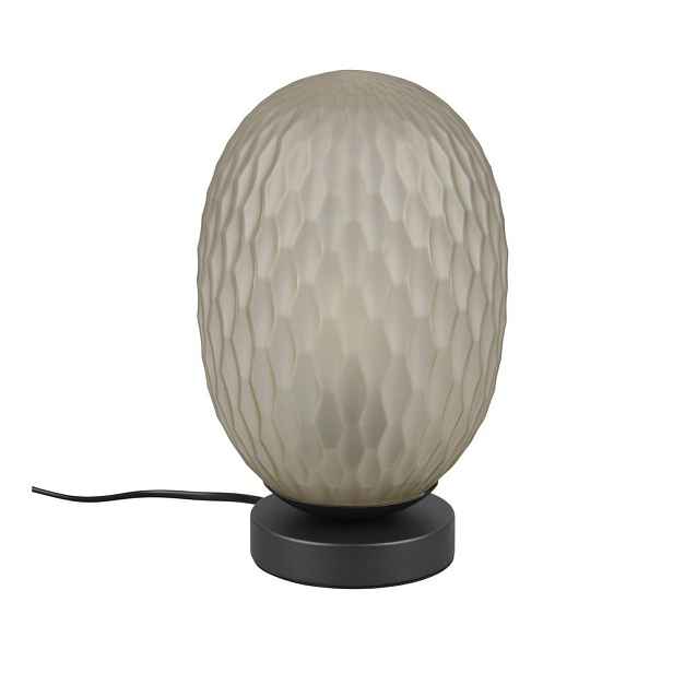 Zelená stolní lampa se skleněným stínidlem (výška 28,5 cm) Facette – Trio