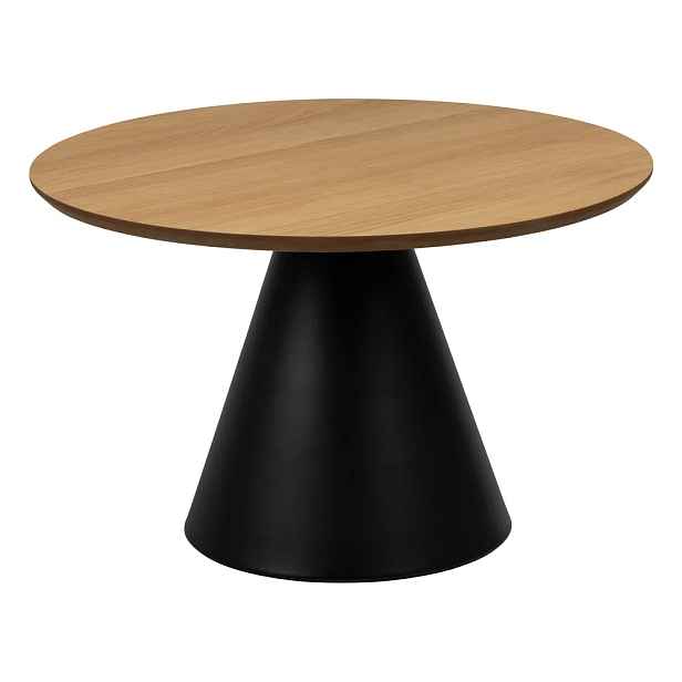 Actona Konferenční stolek Soli 65 cm černý/dub přírodní