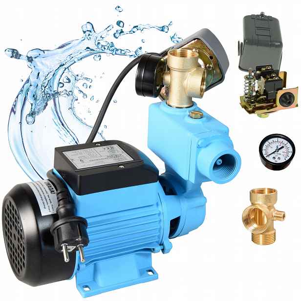 Hydroforová Pumpa pro povrchovou vodu 250 W Wzp 2100 l/h S Příslušenstvím