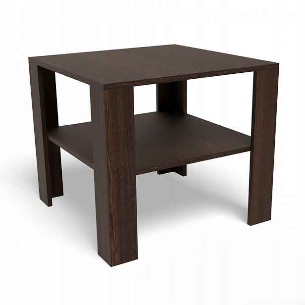 Kávová lavice Moderní do obývacího pokoje Kanceláře 68x68 cm Wenge