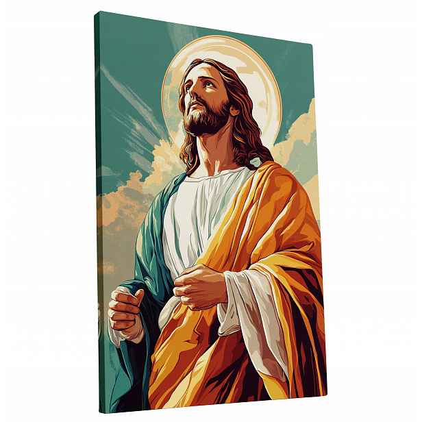 Obraz na plátně Ježíš Kristus pro děti a mládež, moderní 60x90 dárek