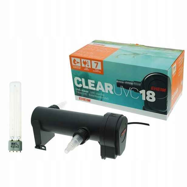 Uv Sterilizátor Do Jezírka Eheim Clear Uvc 18 18W proti řasám