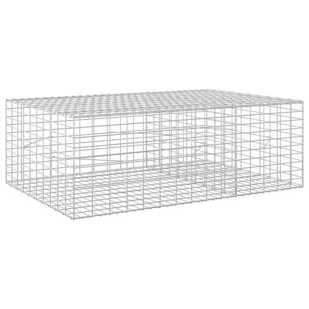 vidaXL Gabion s drátem 3,5 mm a síťkou 5x10 cm 150x100x50 cm