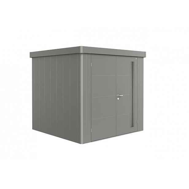 Zahradní domek NEO 2B, šedý křemen, dvoukřídlé dveře BH87063