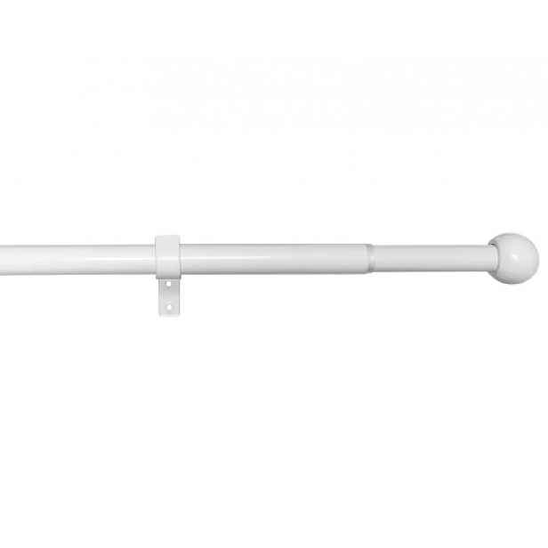Garnýž Lory 120-230 cm, bílá lesklá