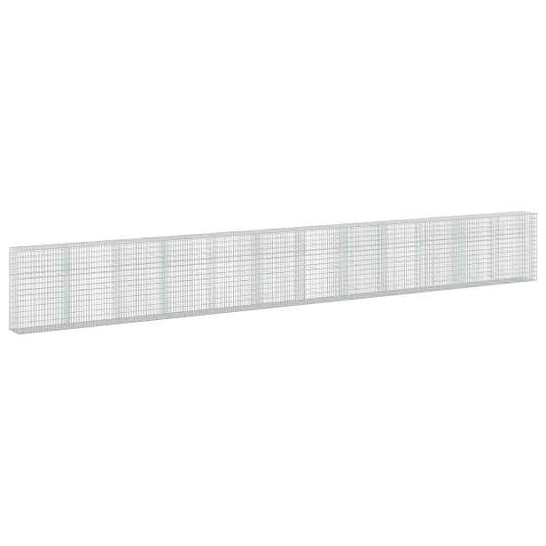 vidaXL Gabion s drátem 3,5 mm a síťkou 5x10 cm 1200x50x150 cm