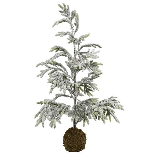 Zasněžený borovicový stromek se světýlky Pine Tree - 85 cm / 3xAA Chic Antique