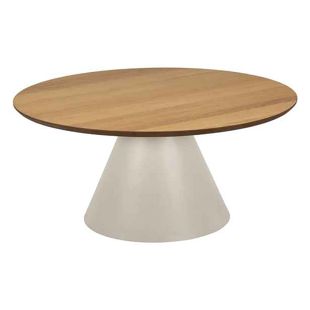 Actona Konferenční stolek Soli 85 cm šedý/dub přírodní