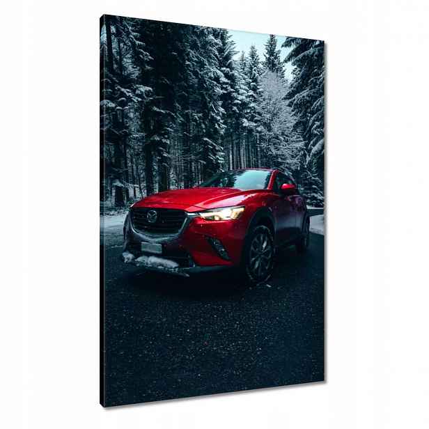 Obrazy 60x90 Červená Mazda Auto