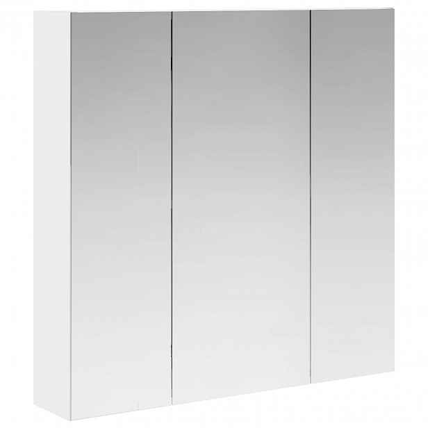 vidaXL Koupelnová zrcadlová skříň Bílá 70 x 14,5 x 70 cm