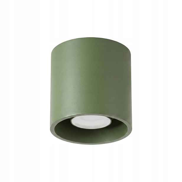 Sollux Lighting Orbis stropní spot olivový kulatý 1xGU10 10W