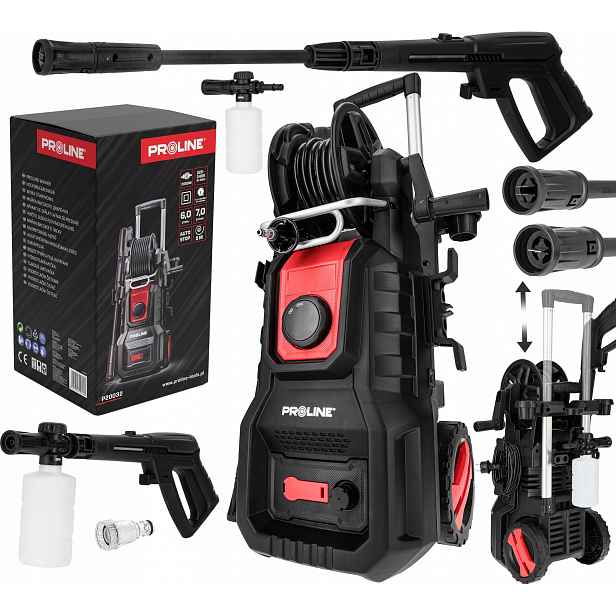 Tlaková Myčka Proline 2000W 160 Bar hliníková pumpa navíječ 5 m hadice